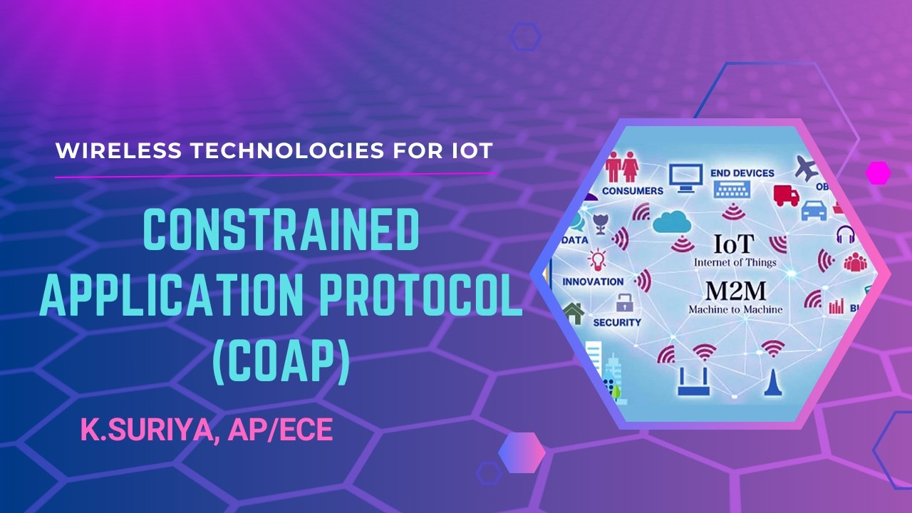 Constrained Application Protocol | Wireless Technologies for IoT | SNS Institutions