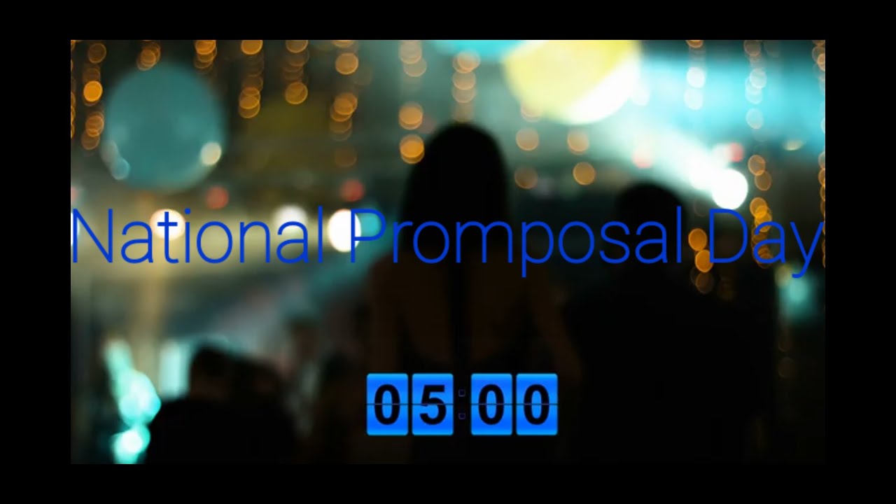 5 Minute Timer (National Promposal Day)