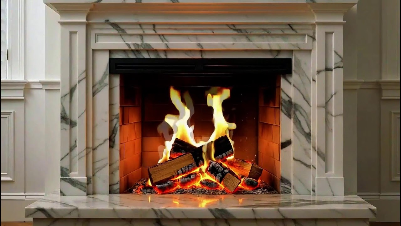 Cozy Fireplace Ambience with Soft Crackling Fire Sounds for Peaceful Nights
