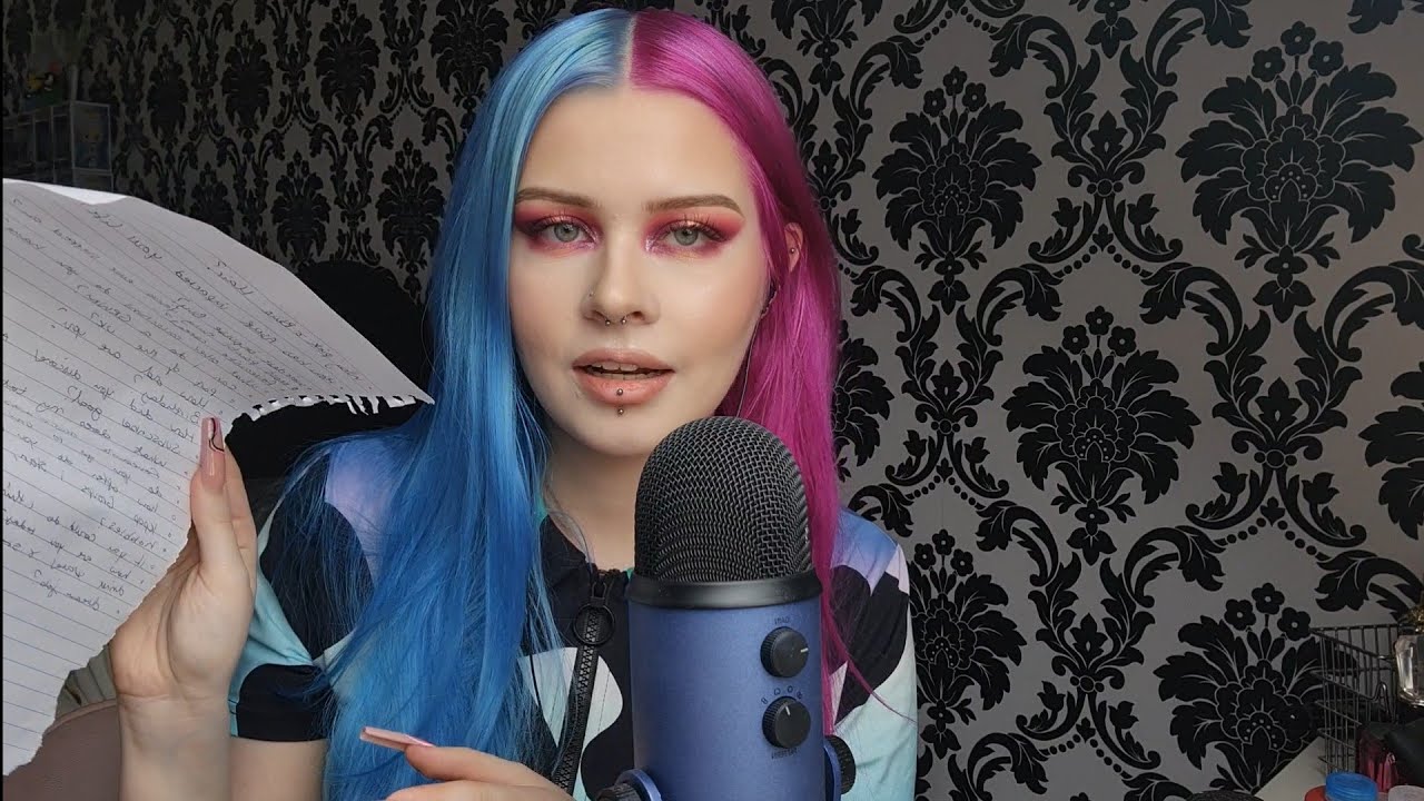 💜 1000 Subscribers ASMR Q&A! 💜 (Whispering, Mic Brushing)