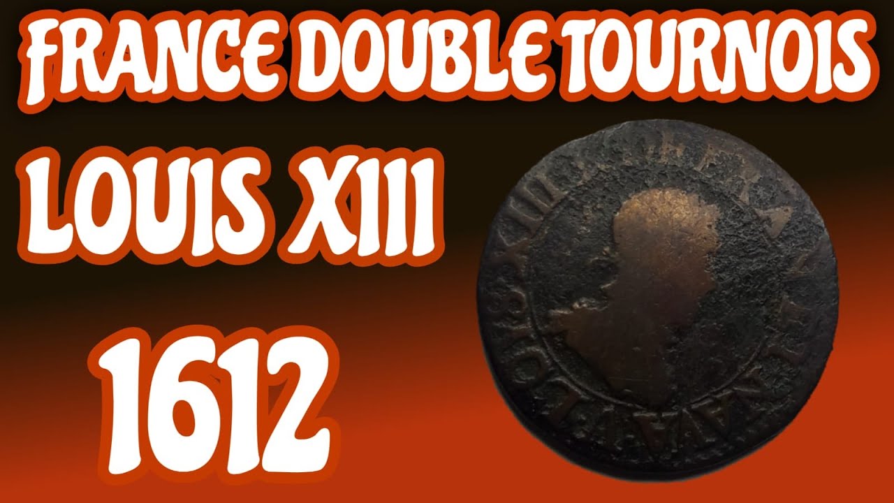 France Double Tournois Louis XIII 1612