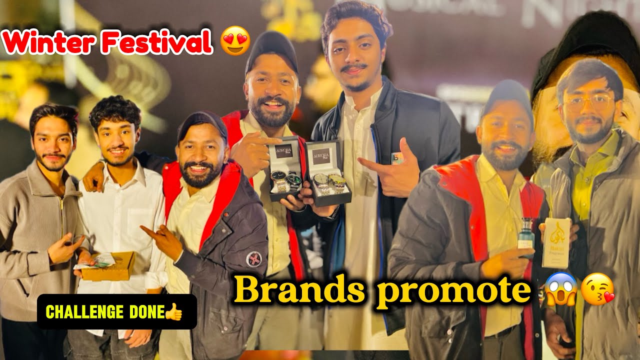 Winter Festival in Faisalabad 😍 | Eden Valley And Challenge Done With Random Person 😍🙌🏼