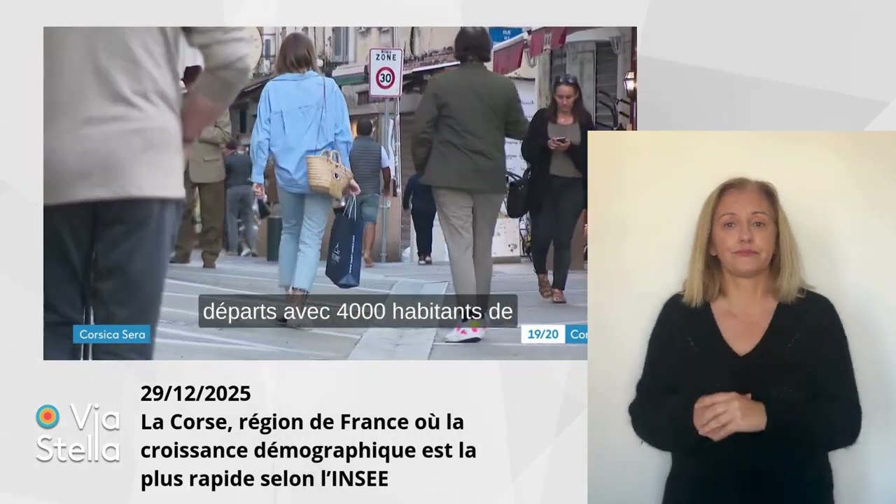 29.12.2025  La Corse, région de France où la croissance démographique est la plus rapide