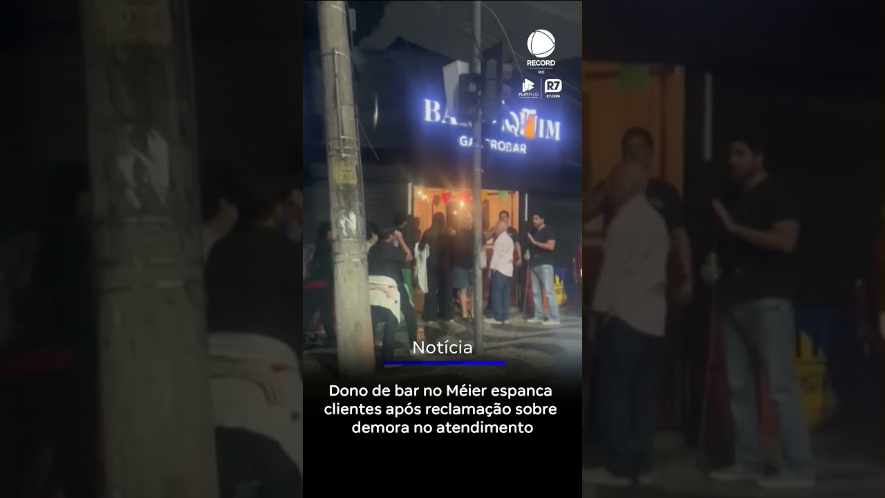 DONO DE BAR ESPANCA CLIENTE NO MEIER