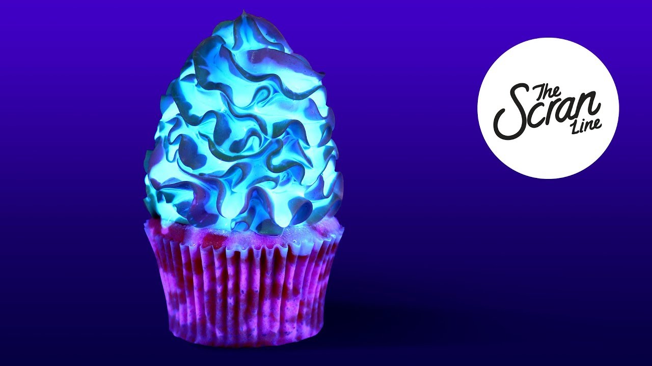 NEON GALAXY CUPCAKES - The Scran Line