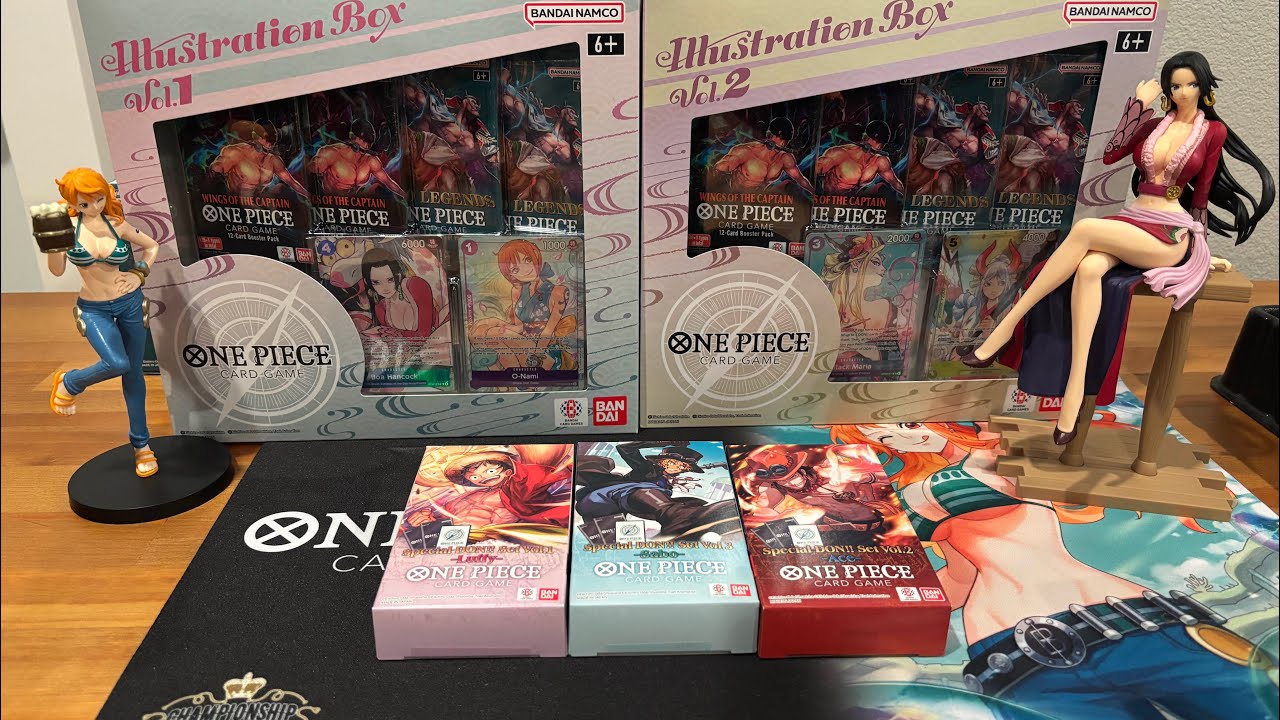 🔥One Piece Retail Exclusive Treasure Rip!!!Illustration Box Vol. 1 & 2; Special Don!! Set Vols. 1-3!