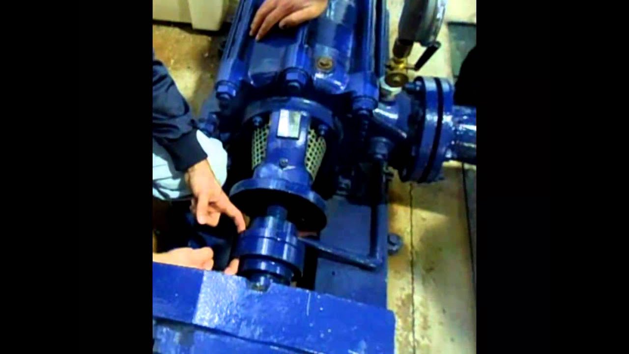 alignement  par comparateur de l'accouplement groupe moteur pompe