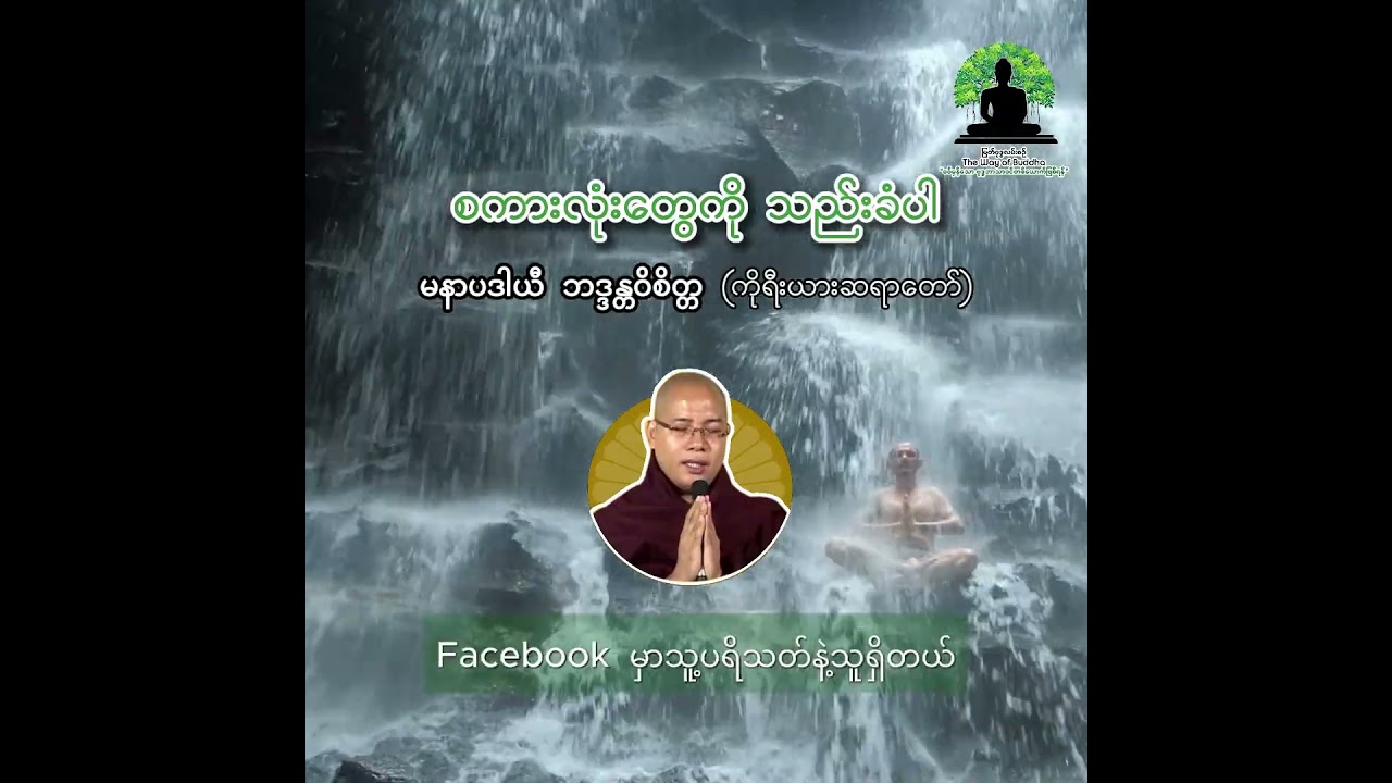 ☸️ စကားလုံးတွေကို သည်းခံပါ - Korea Sayardaw