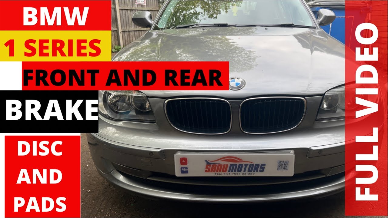 BMW 1 SERIES FRONT AND REAR BRAKE DISC AND PADS CHANGE