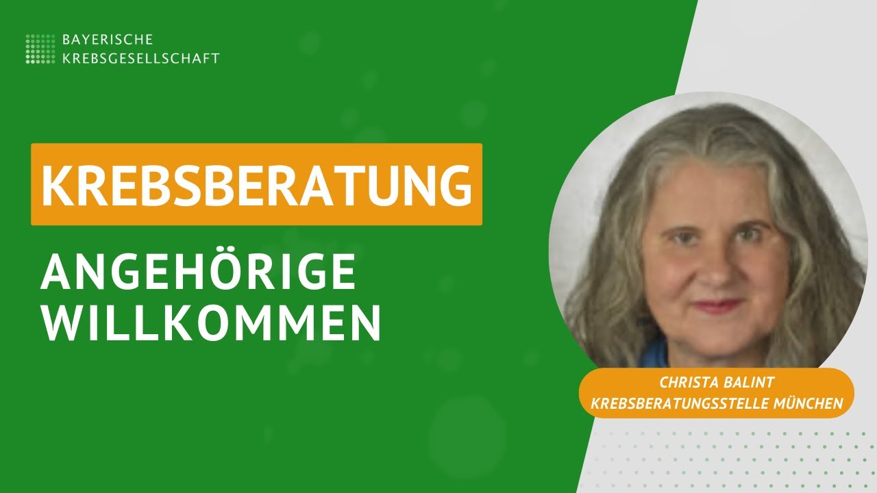 Krebsberatung – Angehörige willkommen!