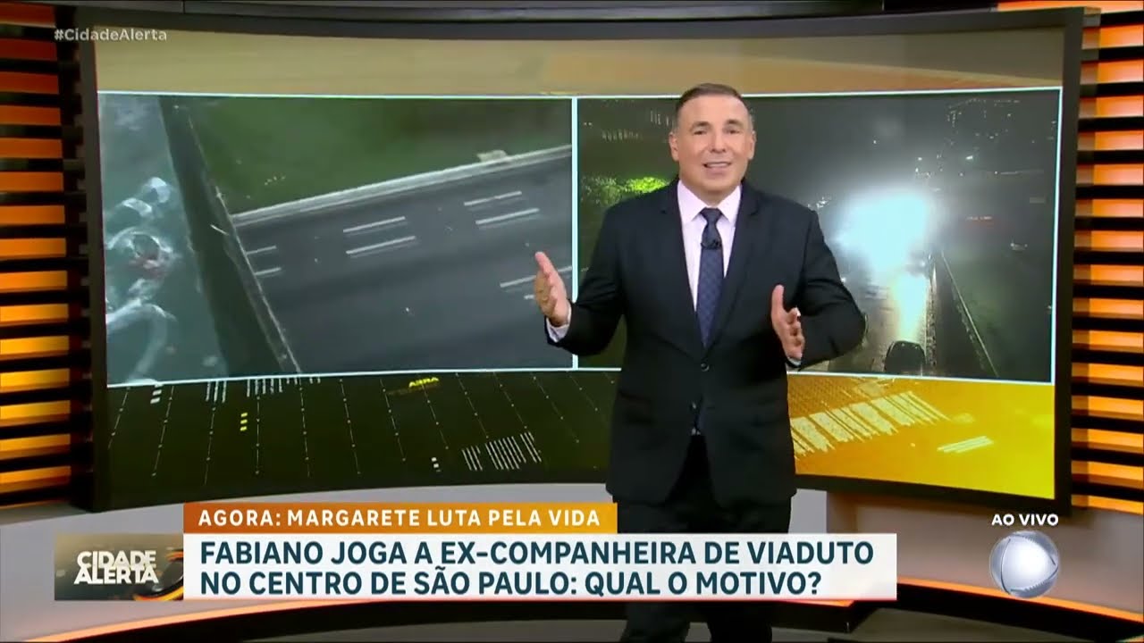 Homem empurra ex companheira de viaduto na avenida 23 de Maio após não aceitar separação