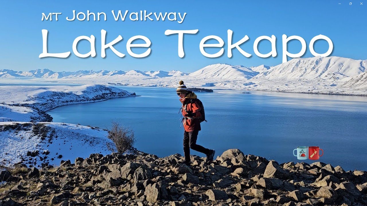 New Zealand _Tekapo  Mt John Walkway,  Lake Tekapo via Lakeshore Track