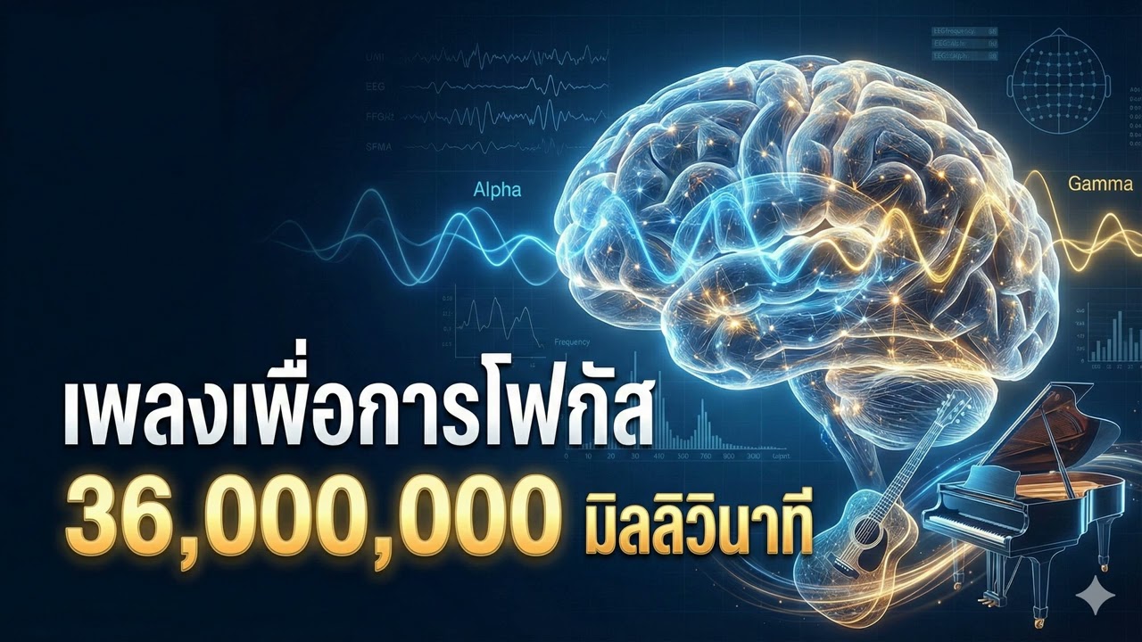 เพลงโฟกัส 10 ชม. สมองเฉียบ ความจำไว เรียนรู้ลึก Folk Instrumental