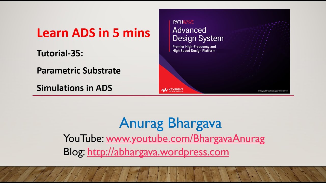 Tutorial-35: Parametric Substrate  Simulations in ADS