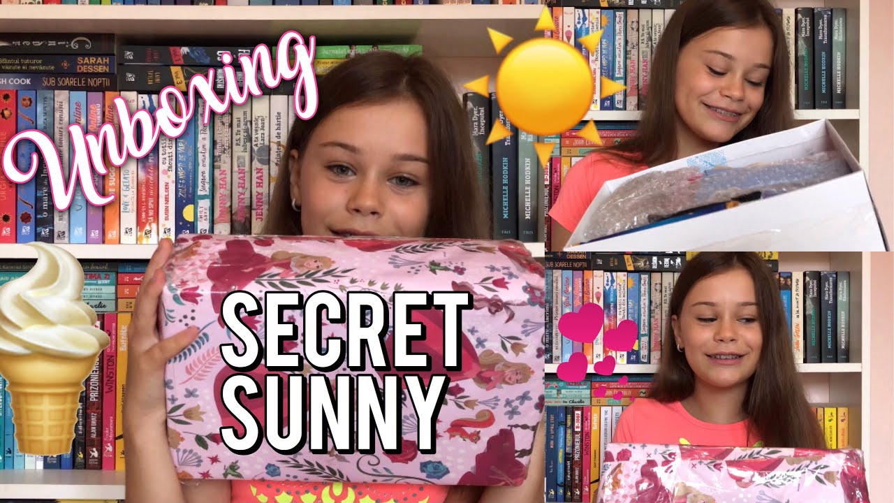 UNBOXING SECRET SUNNY | CADOURI SURPRIZA DE LA UN BOOKTUBER