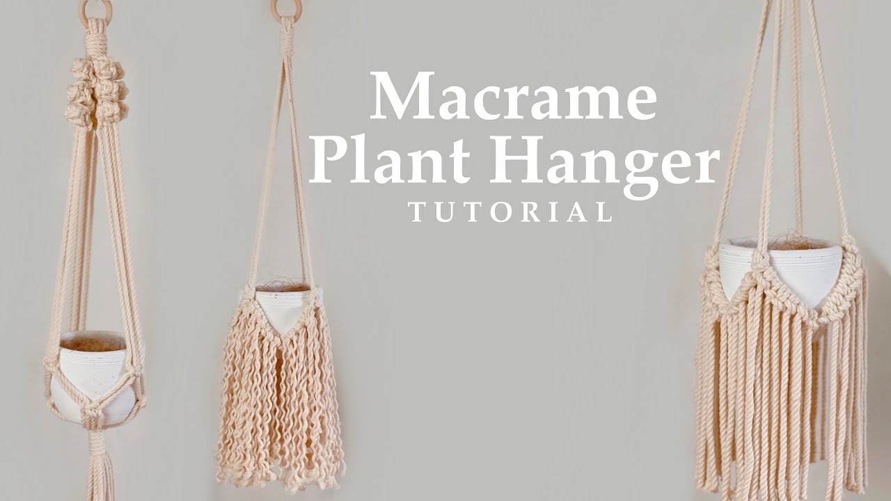 Macrame Plant Hanger | Easy DIY Tutorial (Video # 3)
