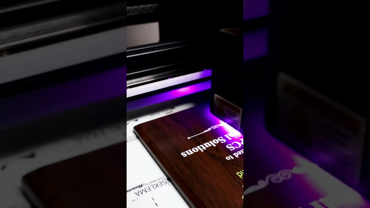 UV printed plaque