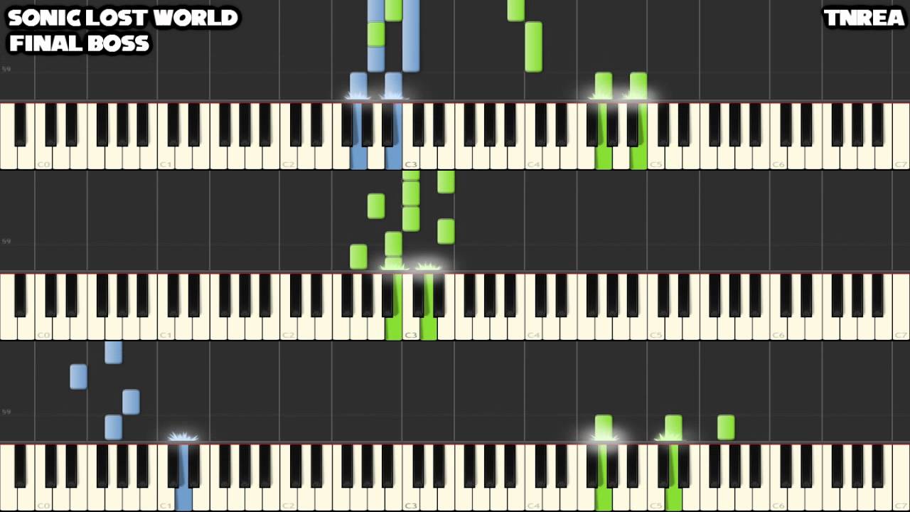 Sonic Lost World - Final Boss - Awesome for Piano