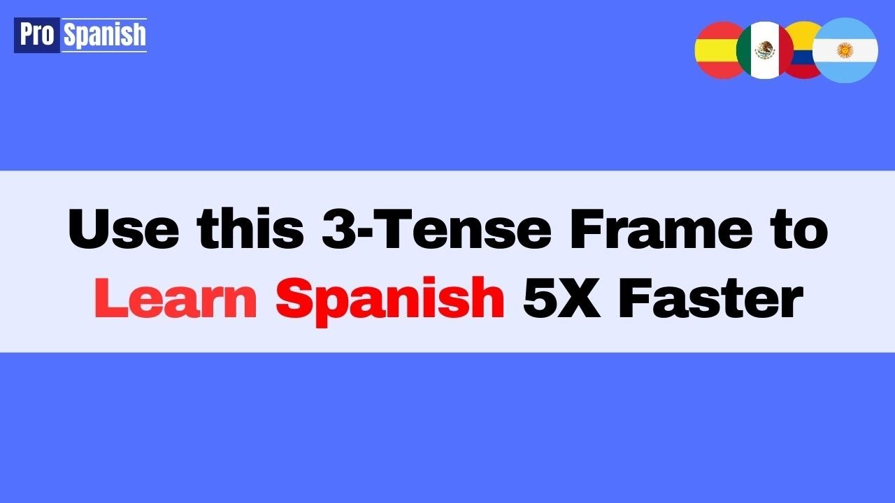 Learn Spanish: 15-Minute Shortcut to Use Past, Present & Future from Day 1