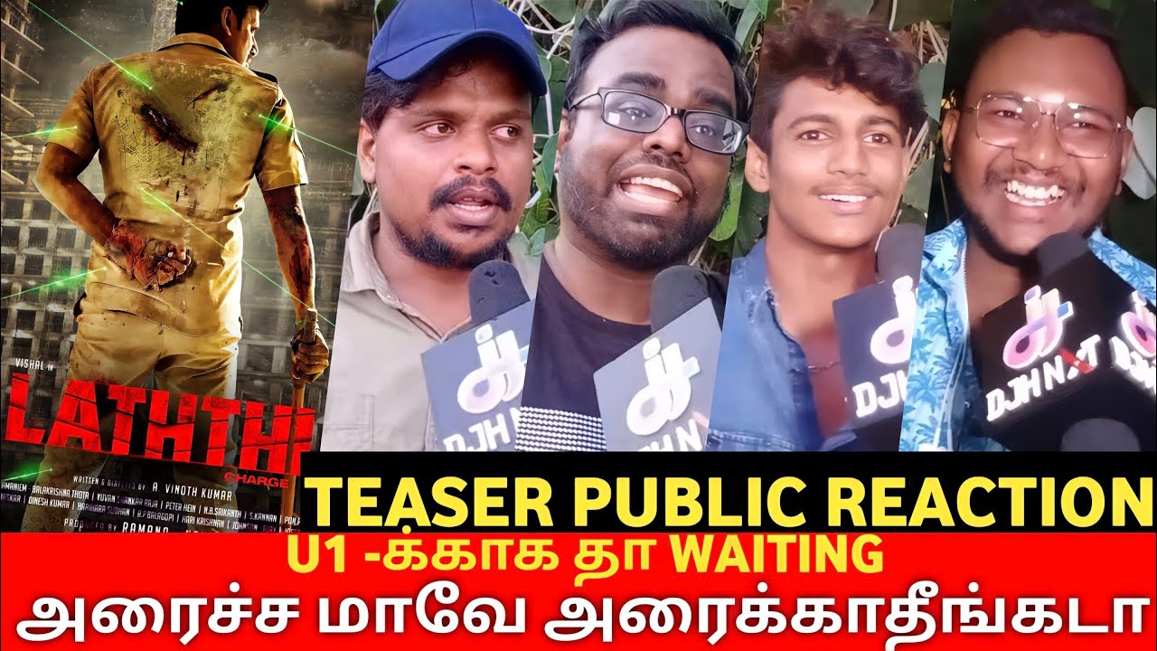 Laththi - Official Teaser | Laththi Teaser Public Reaction | Laththi Teaser Public Review | Laththi