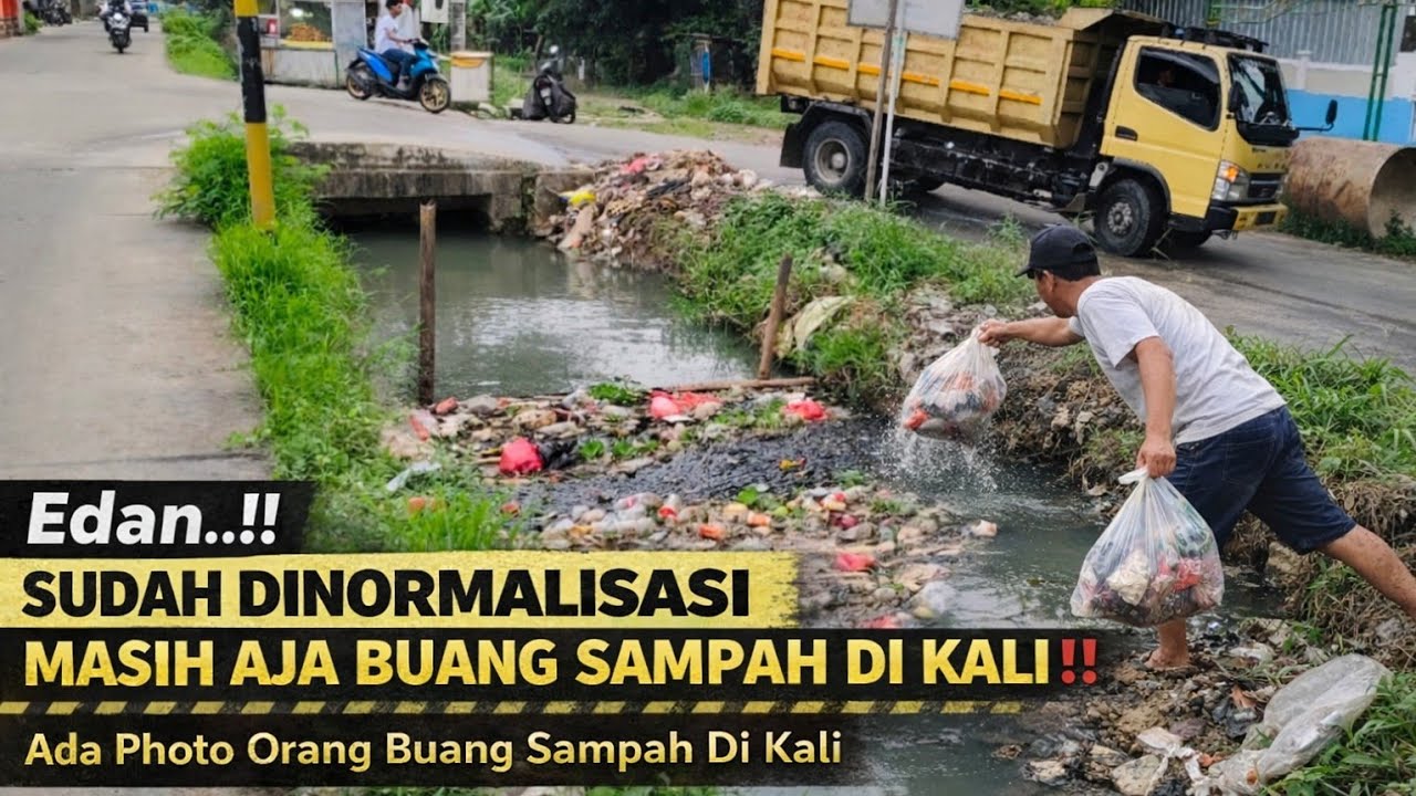 EDAN..!!SUDAH DI NORMALISASI MASIH AJA BUANG SAMPAH KE KALI | KDM HARUS TAHU..!! 