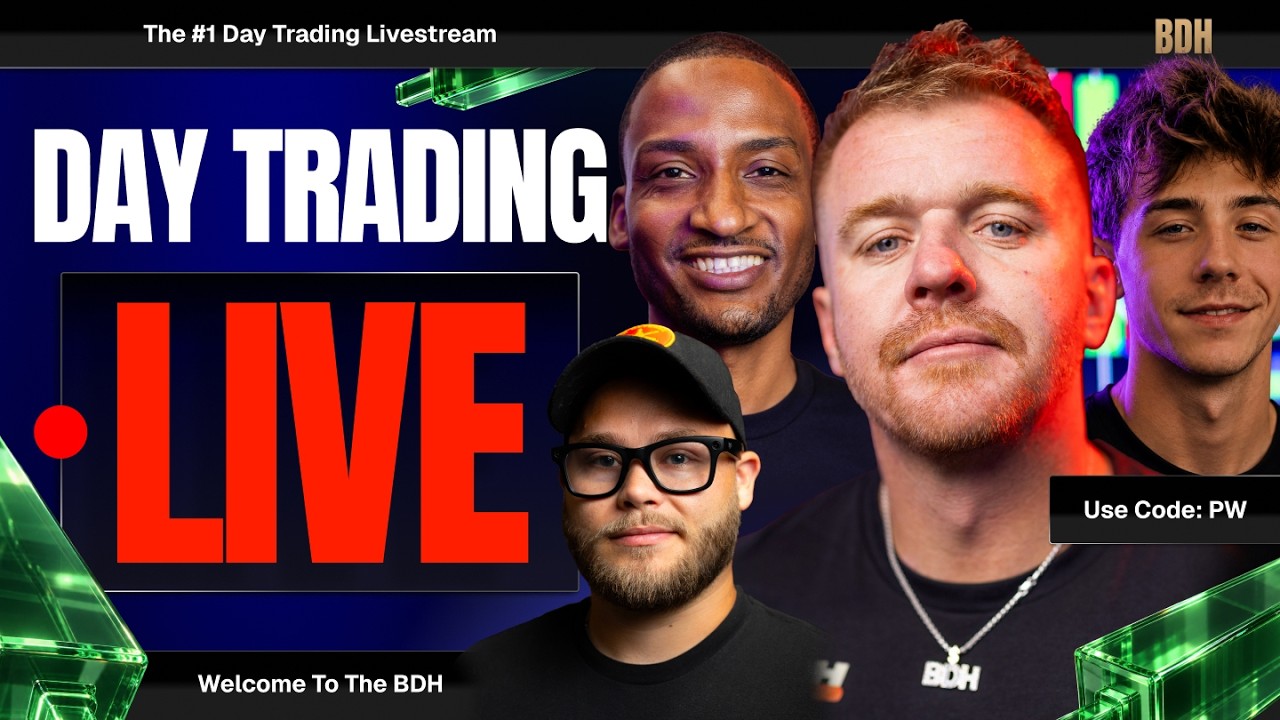 LIVE DayTrading! #1 Watched Futures Trading Show!
