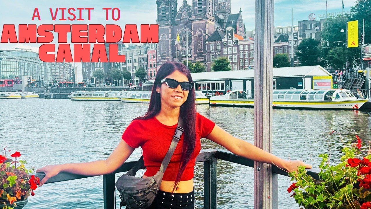 I explored Amsterdam Canal and it was beautiful #amsterdam #amsterdamcanals