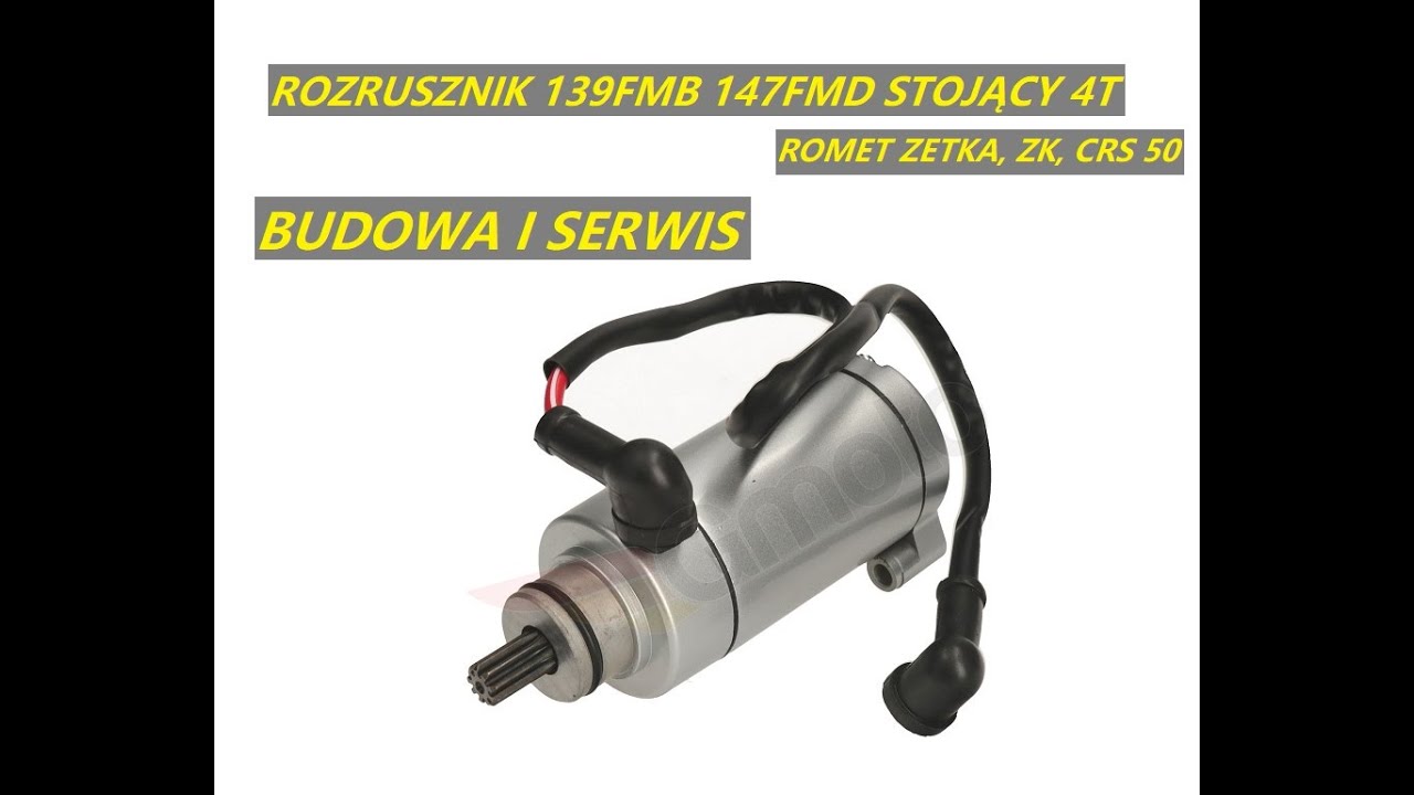 #156 ROZRUSZNIK Z 139FMB 147FMD ROMET ZETKA ZK CRS 50 4T JAK ROZEBRAĆ SERWISOWAĆ SKŁADAĆ