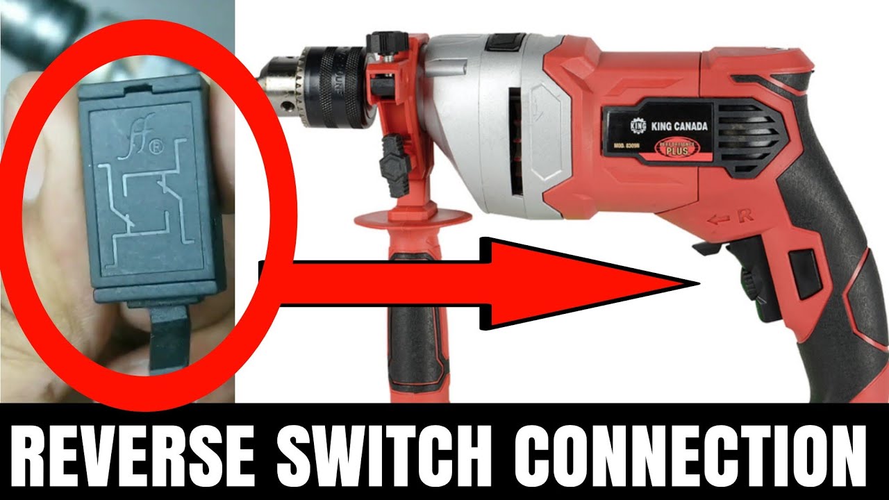 Reverse Switch Connection | Replace Reverse Switch On Drill Machine | Forward Reverse switch