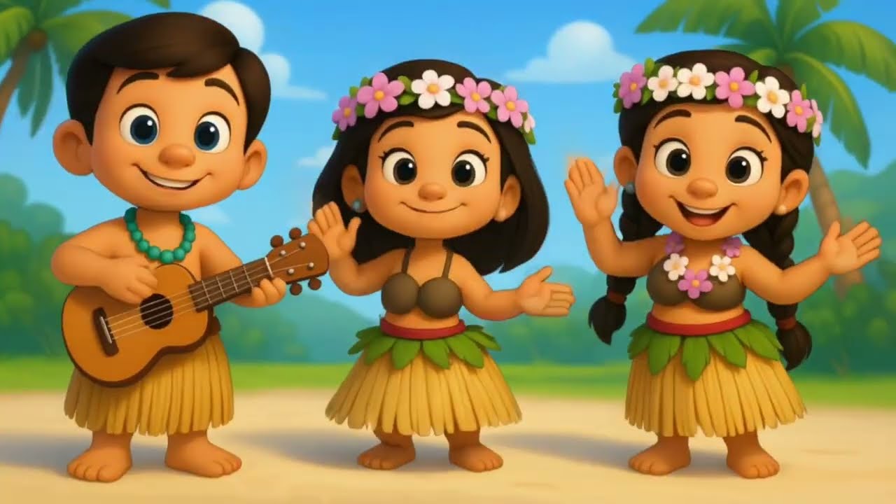 🌴🎶 Hula Hula in Hawaii - Armin Weisshaar - das fröhliche Kinderlied aus Hawaii - TopXKids 🎵☀️