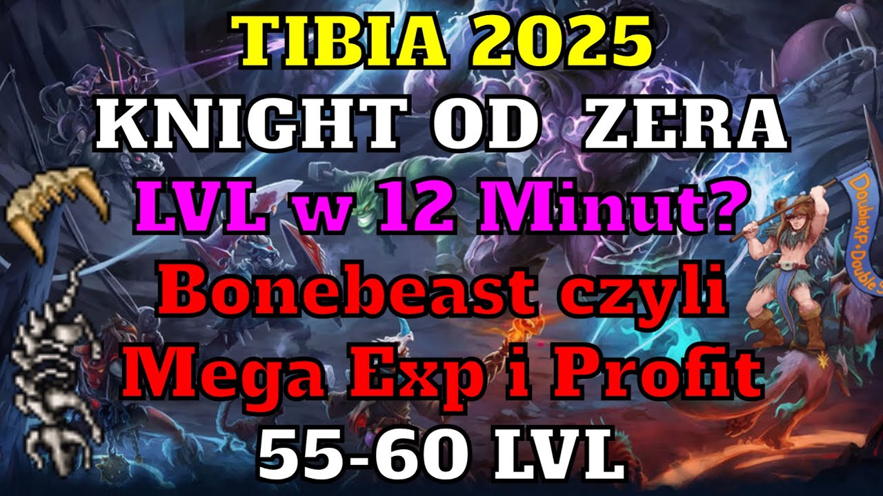 [Tibia Poradnik 2025] - #21 Knight od ZERA - Bonebeast czyli Mega Exp i Profit - Edron Hero Fortress