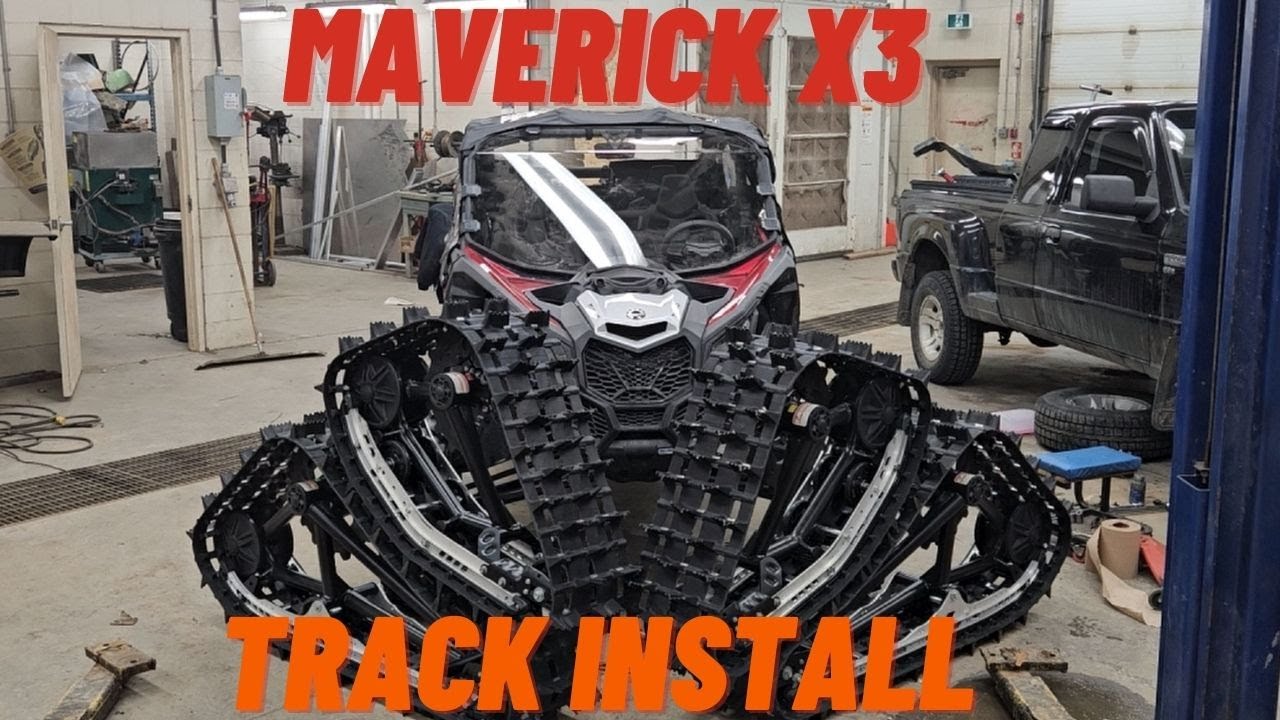 HOW TO: Maverick x3 track install (FT. Head up Throttle Down)