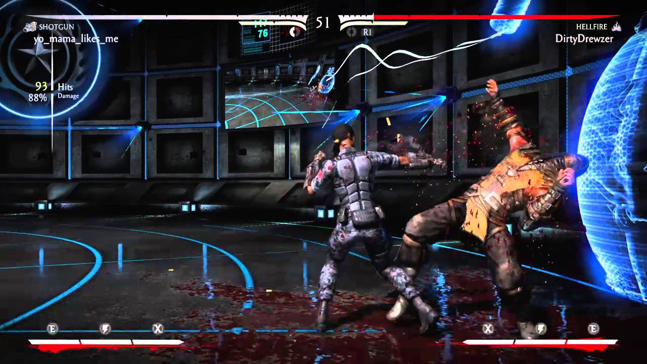 HOLY SHIT!!! MKX - Jacui Briggs (Shotgun) 218 Hits 94% INFINITE COMBO ONLINE!!!