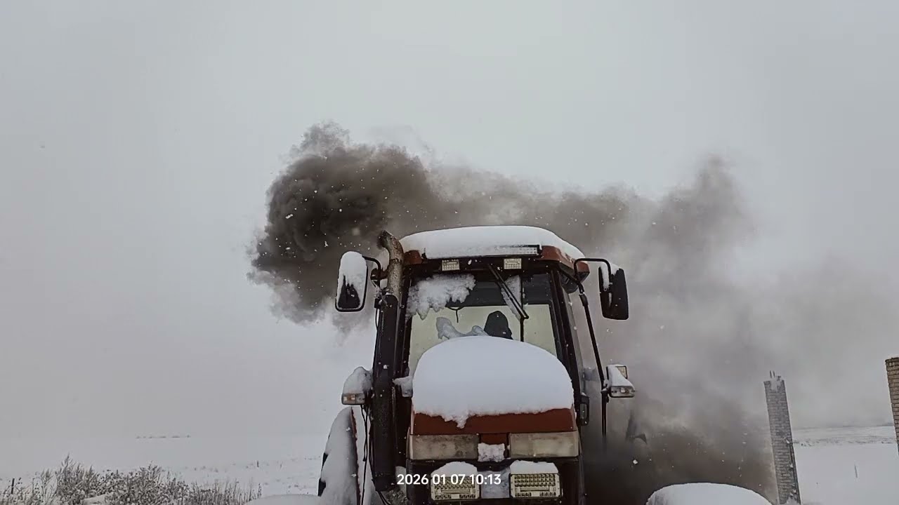 FiatAgri G190 zimny start, cold start 