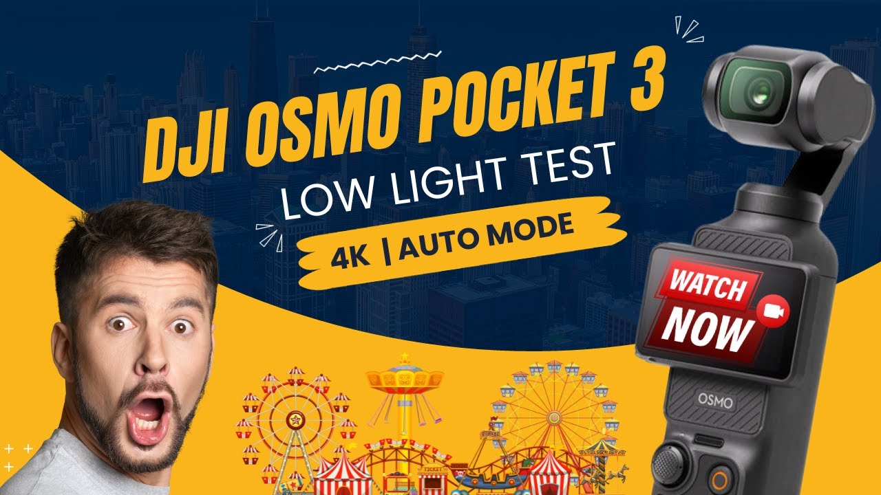 [4K] 🇳🇱 DJI Osmo Pocket 3 - Low Light Test (Autumn Fair Gorinchem in the Netherlands)