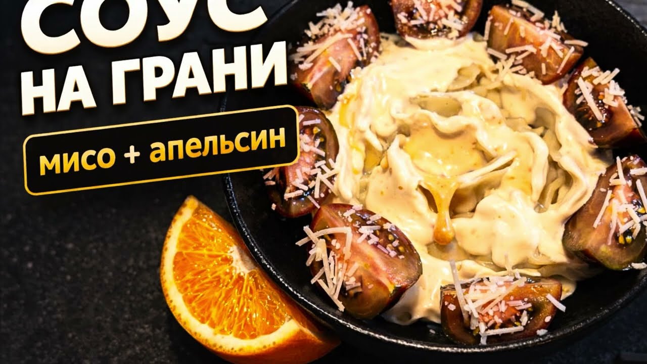 Мисо-апельсиновый крем