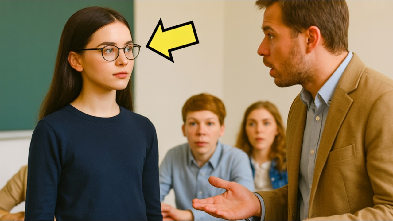 POOR GENIUS GIRL CONFRONTED THE TEACHER WHO TRIED TO HUMILIATE HER… AND SILENCED THE SCHOOL