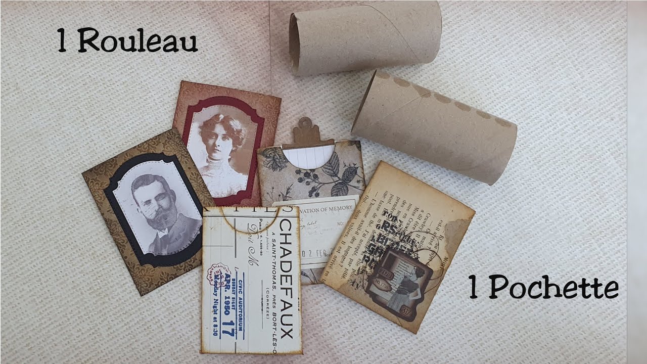 Idée recyclage: 1 Rouleau = 1 Pochette