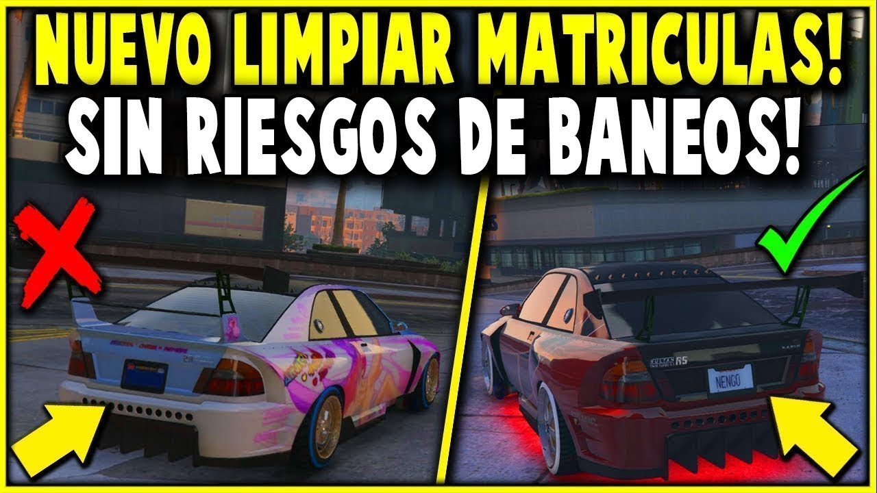 COMO LIMPIAR PLACAS SUCIAS EN GTA 5 ONLINE | PLACAS BLOQUEADAS | SOLO | PS4/XBOX1/PS5 |