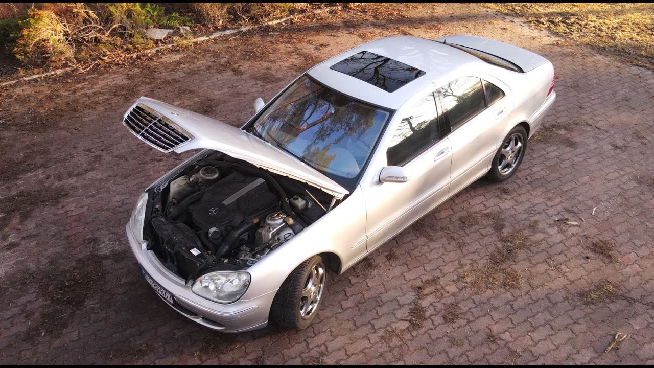 MERCEDES W220 - SOUND,TEST DRIVE,ELECTRIC EXHAUST VALVE CONTROL SYSTEM