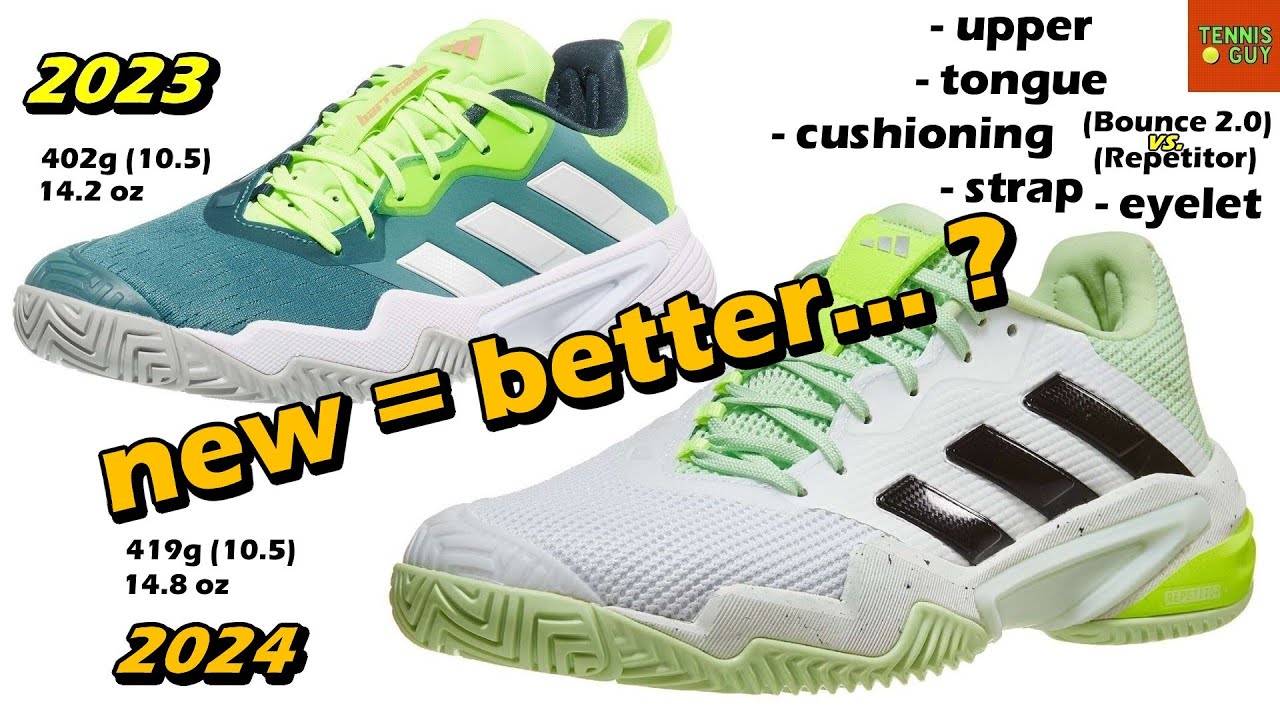 👟 adidas Barricade 13 (2024) vs. adidas Barricade (2023) Tennis Shoe Comparison ⚔️