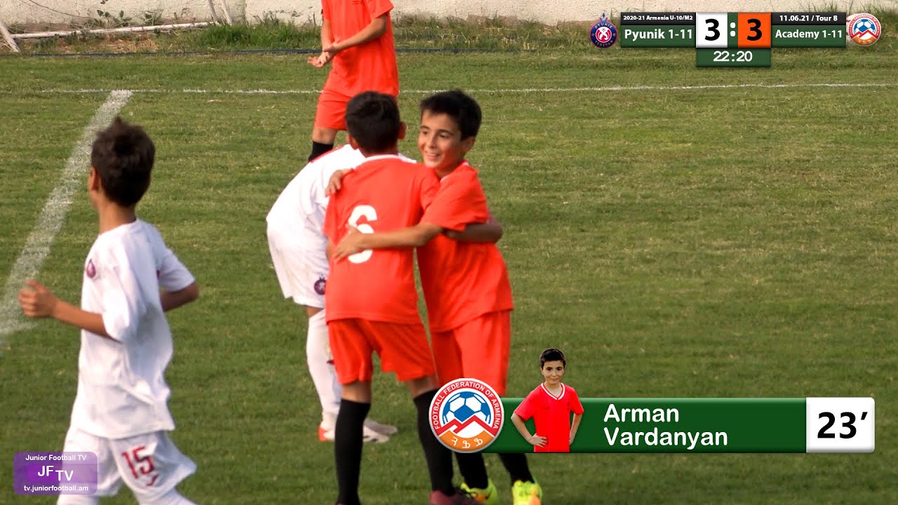 Pyunik 1-11 (5-4) Academy 1-11 (11.06.21) U10/M2, Tour 8