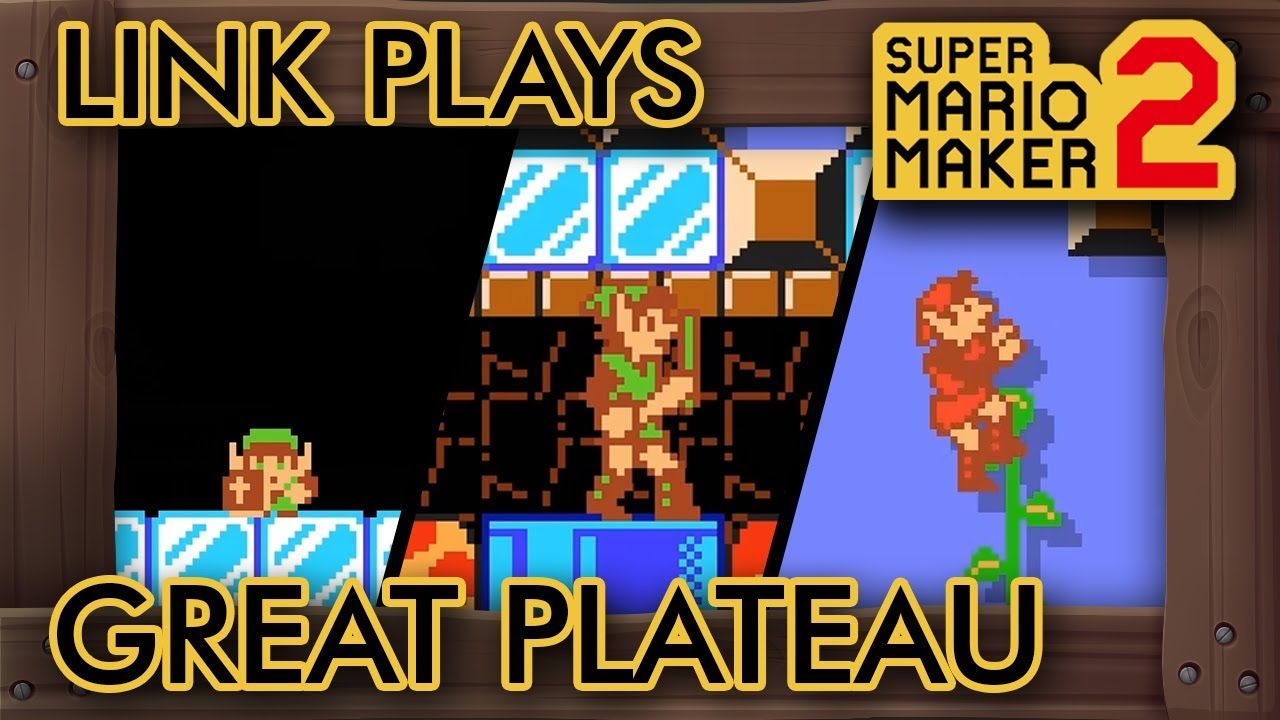 Super Mario Maker 2 - Link Explores Great Plateau Level