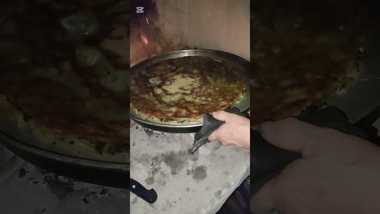 HUZUR VERİCİ VİDEOLAR | KÖY OCAĞINDA SİNİ BÖREĞİ 