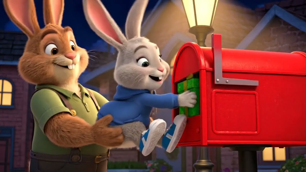 Bunny Family Christmas Post Office Adventure! ✉️🎄 The Bunny Family Show Full Episode #bunnycartoon