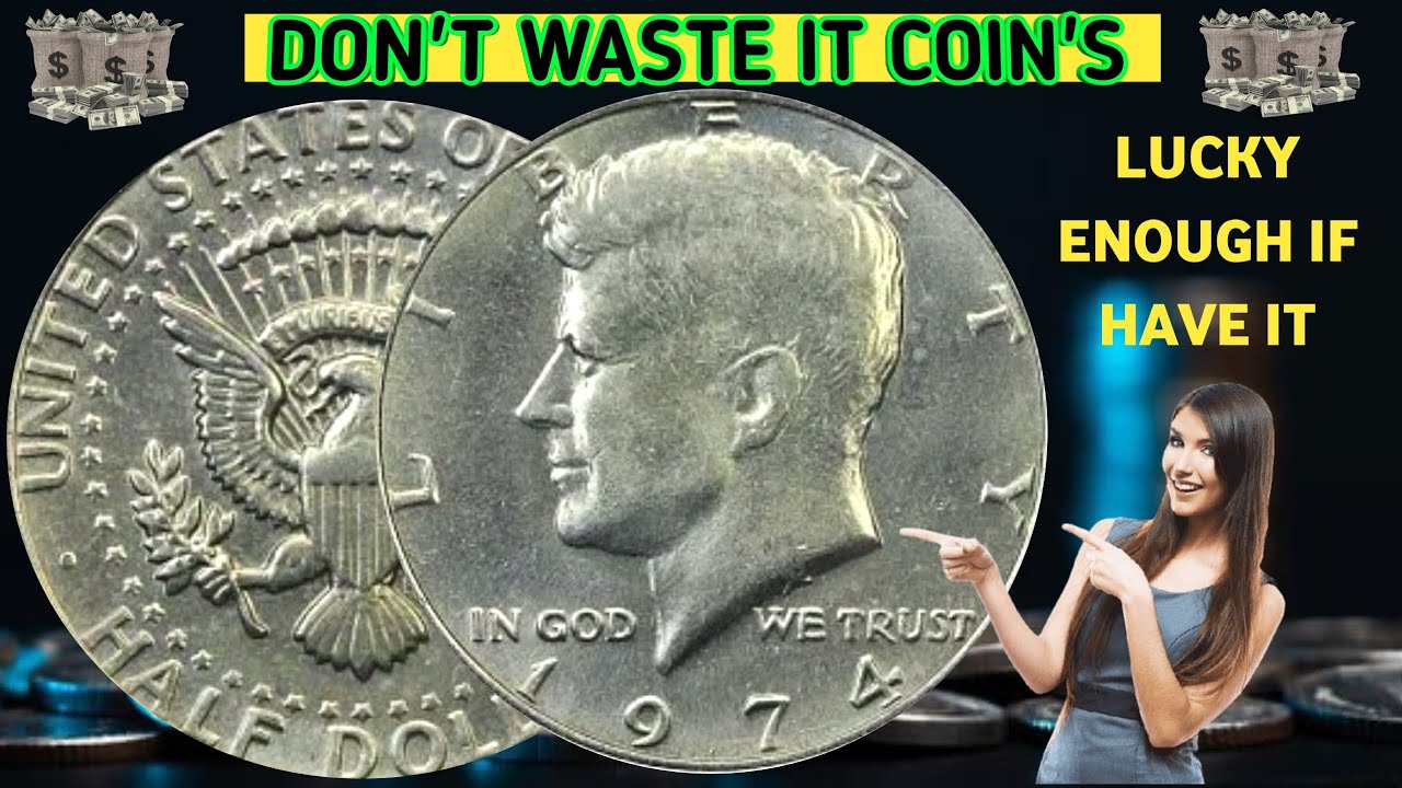 Urgent - Rare 1974 Kennedy Half dollar with no Mint Mark  valued At Millions- Sell now!