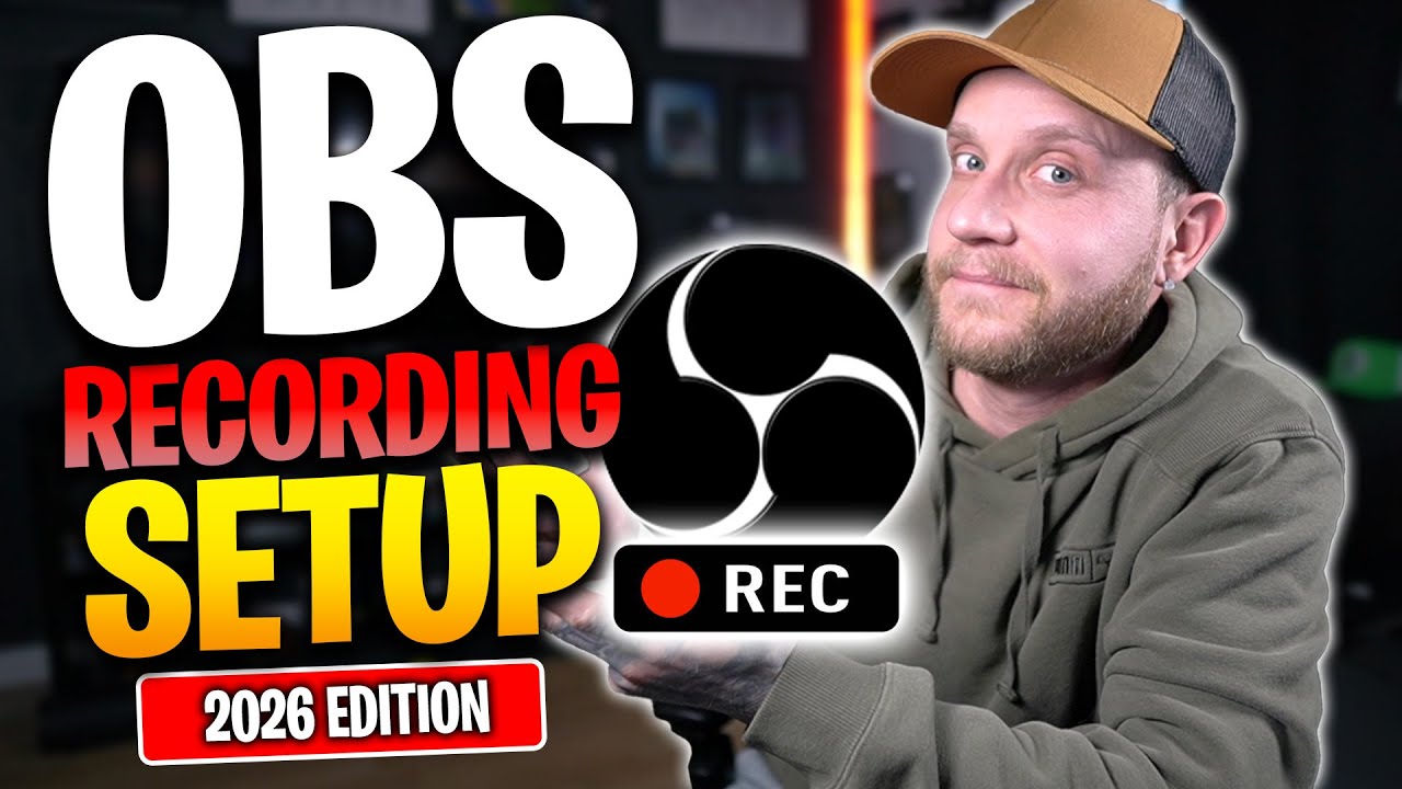 Best OBS Recording Settings 2026 ⚙️ Setup Guide (High Quality 60 FPS)