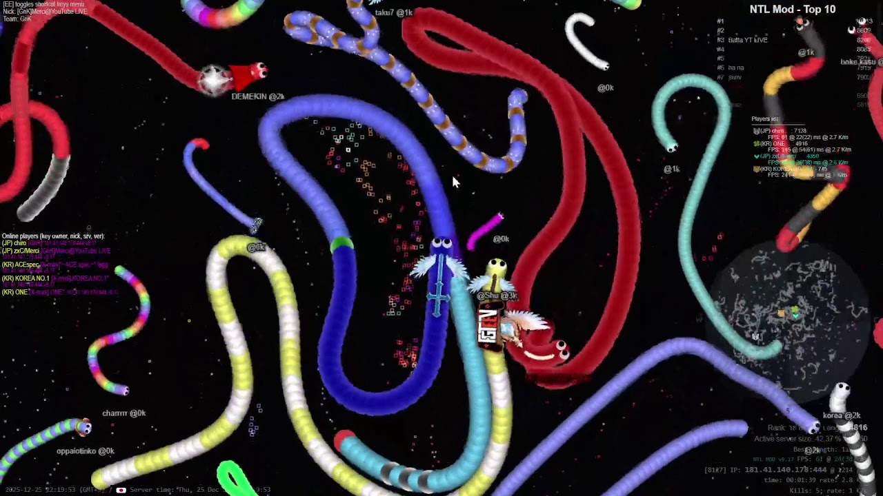 【slither.io】zxC/Merci