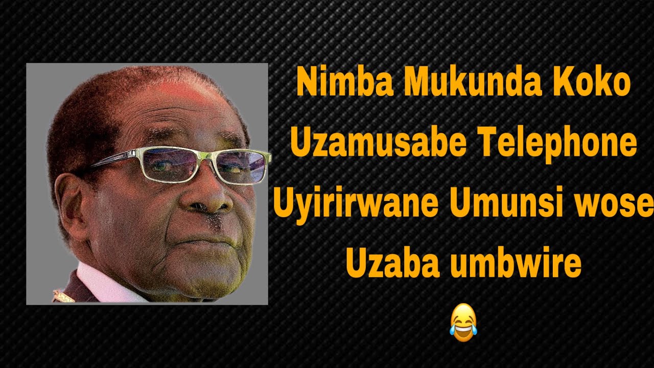 AMAGAMBO YA ROBERT MUGABE ASEKEJE Part 1
