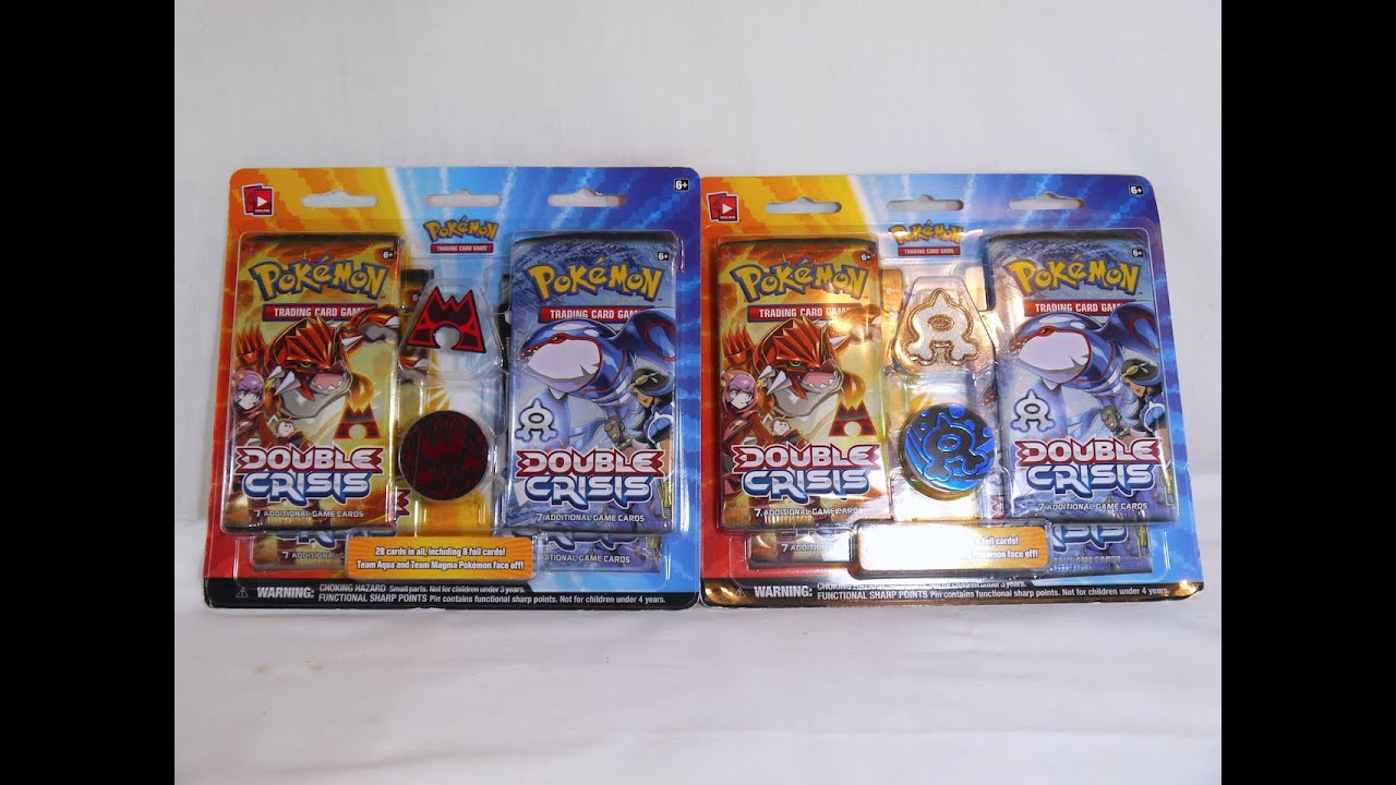 Распаковка: Pok&eacute;mon TCG &mdash; блистеры Double Crisis